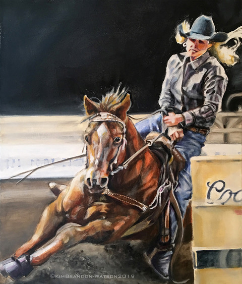 Kim Brandon-Watson – Running the Barrels – OC Art Guide